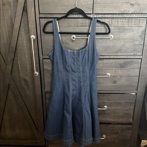 Blue Denim Sleeveless Dress Kate Spade